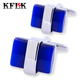 KFLK cufflinks men's high-end sleeve nails business shirt cuff nails French custom gift box hardcover engraving birthday gift F851