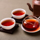 Zhifu [2 bolsas] Zhifu Tea Pu'er Ripe Tea Vacuum Packaging Total 300g Té a granel envejecido 9715 Pu'er 2 bolsas 300g