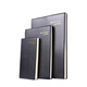 Xitong Black Notebook Laptop A5 Leather Printer 25K Business Notebook Diary 72 Pages 832 Large Book 16K Black (25.8cm*18cm)