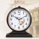 Compas wall clock classical European table clock retro living room decoration table clock creative bedroom bedside clock quartz clock 3020 digital white crack
