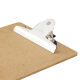 
Deli writing board clip A4/A5/C6 file report clip clamp cardboard writing board clip pad board 9227 earth brown [A4 wood texture] butterfly sieve hook