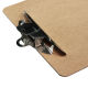 
Deli writing board clip A4/A5/C6 file report clip clamp cardboard writing board clip pad board 9227 earth brown [A4 wood texture] butterfly sieve hook