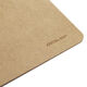 
Deli writing board clip A4/A5/C6 file report clip clamp cardboard writing board clip pad board 9227 earth brown [A4 wood texture] butterfly sieve hook
