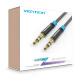 VENTION AUX car audio cable 3.5mm male-to-male audio cable mobile phone car cable black (with cotton mesh) P350AC3 meters