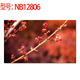 Jumengwu Beautiful and Romantic Pink Cherry Blossom Branches and Buds Sakura Plants and Famous Flowers Scenery Natural Scenery Painting Living Room Dining Room Bedroom Decoration Poster NB12806 50*30cm