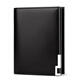 Kaiser Paul Williampolo Herren Kurzer Brieftasche echtes Leder Multifunktionaler Reißverschluss Kopfschicht Cowhide Wallet Herren-Kartenbeutel Schwarz