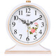 Compas wall clock classical European table clock retro living room decoration table clock creative bedroom bedside clock quartz clock 3020 digital white crack
