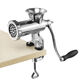 Jingfan Manual Meat Grinder Household 304 Stainless Steel Hand-cranked Meat Mincer No. 12 Meat Mincer Machine Sausage Machine Meat Stuffing Machine Fish Ball Machine Chili Machine No. 8 Stainless Steel Clamp Meat Grinder