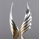 JisiMei Modern Simple Eagle Abstract Sculpture Ornament Creative Home Living Room TV Cabinet Office Decorative Crafts Spread Your Wings and Fly