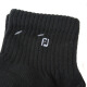 FootJoy 高尔夫袜子 FJ男女球袜 吸汗运动毛巾袜 棉舒适透气 15276-男黑色短筒三双装