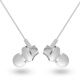 
Daiwei mobile phone headphones with wired and microphone bass earbuds suitable for original Samsung Galaxy silver Samsung S10/SM-G9730/SM-G9738