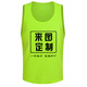 RE-HUO对抗服运动背心足球篮球训练分队背心球队活动定制广告马甲印号 荧光绿