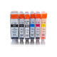
Color grid suitable for Canon IX6560 IP4870 MG5370 MG5170 MG6270 PGI725 ink cartridge PGI725+PGI726 ink cartridge set six colors