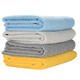 ANYONE Microfiber dishcloth, kitchen dishcloth, tablecloth, thickened, water-absorbent, large size, 4 pack