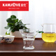 KAMJOVE glass tea funnel, tea strainer, high temperature resistant glass tea strainer, Kung Fu tea set accessories GO-08 set