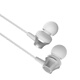 
Daiwei mobile phone headphones with wired and microphone bass earbuds suitable for original Samsung Galaxy silver Samsung S10/SM-G9730/SM-G9738
