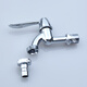 U -Boot Waschmaschine Wasserhahn Waschmaschine Einer kaltes Wasserhahn Kupfermaterial Chrom glänzend 4/6 Punkte Universal L701X