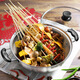 SUPOR hot pot 304 stainless steel double bottom shabu shabu clear soup pot 30cm large soup pot induction cooker hot pot