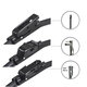 Bosch (BOSCH) Shenyi Boneless Wiper Wiper Blade Wiper Blade Special Vehicle Special Wiper Wiper Appropriate for Mercedes-Benz BMW Tesla Great Wall Havergei 4867 Great Wall Cannon 19-22 models/King Kong Cannon 22 models