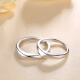 Yinyu Yinshuo S925 silver diamond ring Zhenxin couple ring for women (with diamond certificate) JZ0093