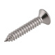 Bairite 304 stainless steel countersunk head self-tapping screws cross flat head self-tapping screws extended wood nails dry wall nails GB846 M3*30 100 capsules
