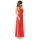 
CHILIROSE imported sexy lingerie sexy pajamas slit long skirt open-stitch leaking breasts sexy transparent bra underwear suspender short skirt thong suit red CR-3883 slit long skirt L/XL large size 118-148Jin[Jin equals 0.5 kg], 160-178CM