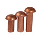 Cambiamiento de cobre semi-ronhondeo de cobre con tapa redonda sólida de cobre anchas de cobre urnas de cobre willow uñas gb867 m5*12 [10 tabletas]