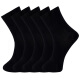 Hengyuanxiang Socks Men's 100% Cotton Socks Cotton Mid-Tube Men's Black Thin Sweat-Absorbent Breathable Spring Autumn Summer