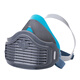 Tangfeng Silicone Masque à poussière industrielle Goute de poussière Décoration de charbon Mine Bois Profession professionnelle Protection de travail Nettoyage Masque Masque Protection de poussière Masque Masque Labour Masque 1502 Masque en silicone blanc + 20 morceaux de Coton de filtre KN95