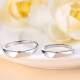 Yinyu Yinshuo S925 silver diamond ring Zhenxin couple ring for women (with diamond certificate) JZ0093