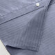David Hill davehill shirt men's business casual long-sleeved shirt men's young and middle-aged herringbone shirt cotton DH0911KF02 gray 38 (165/84A)