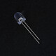 TaoTimeClub 8MM/F8 straw hat LED 0.5W LED light-emitting diode light-emitting tube lamp beads 8mm round head white light (10 pcs)