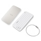 Benzheni Suitcase Aluminum Alloy Luggage Tag Metal Boarding Pass Suitcase Consignment Tag Trolley Case Identity Tag Including Handwritten Card Brushed Silver