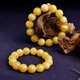 OUCERNY White Flower Nectar Bracelet Unoptimized Full Honey Round Beads Beeswax Amber Men's and Women's Bracelet Baltic Sea 11mm+ Randomly selected for delivery