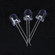 TaoTimeClub 8MM/F8 straw hat LED 0.5W LED light-emitting diode light-emitting tube lamp beads 8mm round head white light (10 pcs)