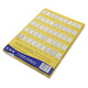 TiAnshun A4 Etiqueta autoadhesiva Papel de impresión Autoadhesivo Etiqueta de etiqueta A4 Corte de etiqueta autoadhesiva Papel de impresión 100 piezas 38*21.2 mm 65 Grid 1283