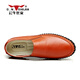 Bull Shijia G.N.Shi Jia casual shoes men's slip-on cowhide leather shoes men 888278 brown 44
