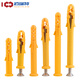 Fish-type plastic expansion tube, plastic wall plug, expansion plug, rubber plug, anchor bolt, small yellow croaker expansion screw screw 6/8/10mm M6*40 30 sets with stainless steel countersunk head self-tapping
