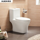 XMSJ Hui Luz de la familia Flushing Ondinary One-Piece Toiling Baño Siphón Gran Impulso Anti-Odor Asiento 6189 Desmontaje Distancia de la cubierta de la cubierta 350