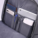 AOKING Backpack Backpack Casual Fashion Water-Repellent Computer Bag 15.6-inch School Bag FN77176 Gray
