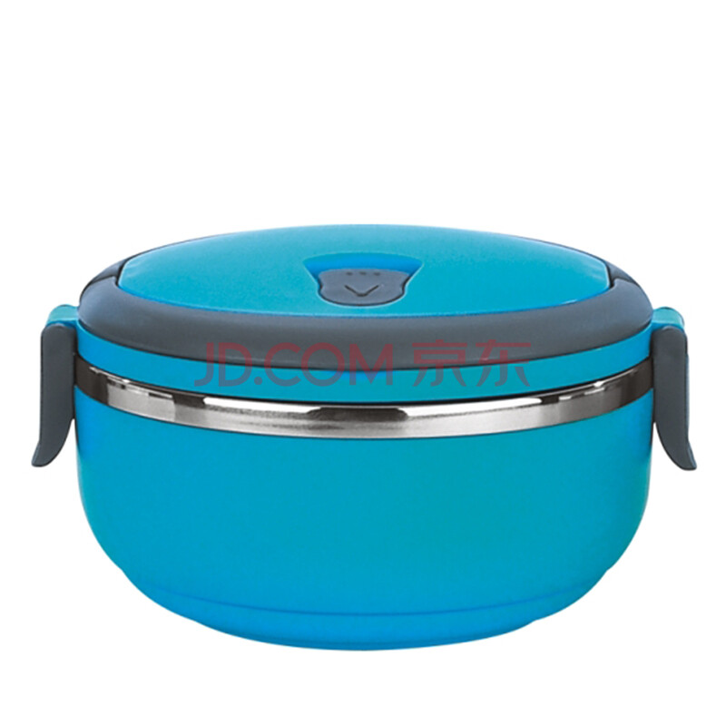 华美手提式不锈钢单层饭盒700ml多色学生饭盒便当盒