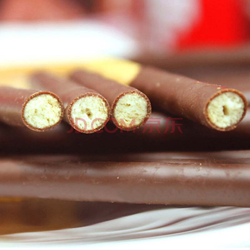 韩国原装进口食品 lotte乐天红盒巧克力棒42g 盒装