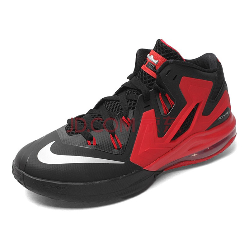 nike耐克男鞋 2013新款詹姆斯使节6 air气垫篮球鞋-615821-002 黑色