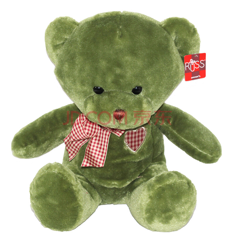 精品泰迪熊毛绒玩具 泰迪熊公仔 抱抱熊 30cm 绿色