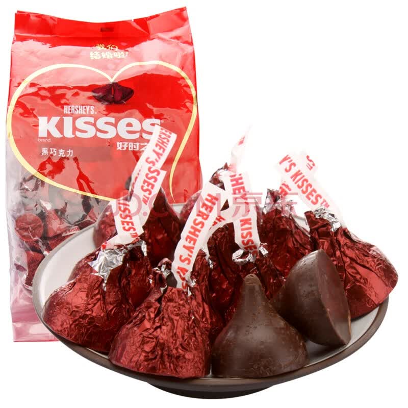 好时(kisses) 黑巧克力 散装 1.03kg