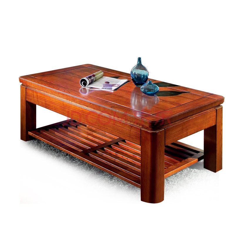 里外 新中式全实木茶几 水曲柳全实木长茶几桌 f12b 家居就旗舰店