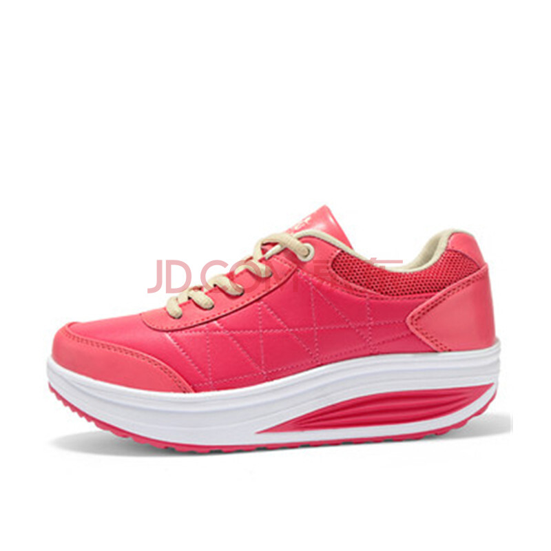 金贝勒内增高瘦腿摇摇鞋女士运动松糕瘦身厚底日常运动鞋减肥鞋 1125