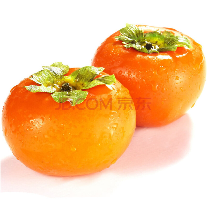 桂林恭城柿子1袋4个(750g) 新鲜水果 仅限江浙沪及北京配送