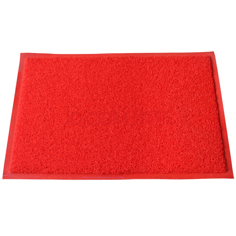 出入平安欢迎光临 加厚pvc地垫60*90cm经久耐用塑料地毯 红色无字 600
