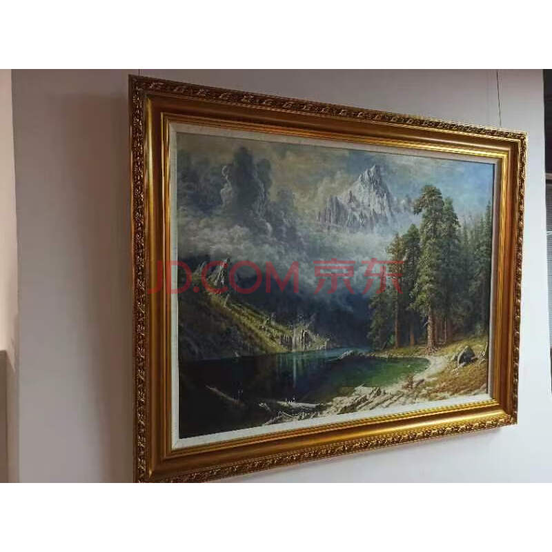 标的23-3：俄罗斯进口当代原创艺术家安德烈手绘油画【春日的雪山】尺寸144X114cm